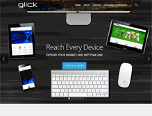 Tablet Screenshot of glickinteractive.com